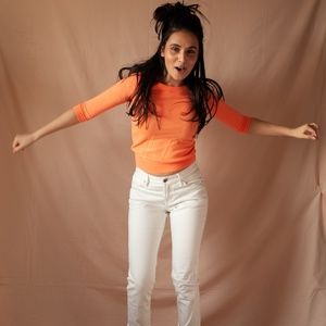 3/4 sleeve Crew Sweater